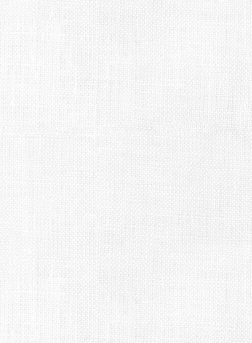 European White Linen Shirt - Full Sleeves