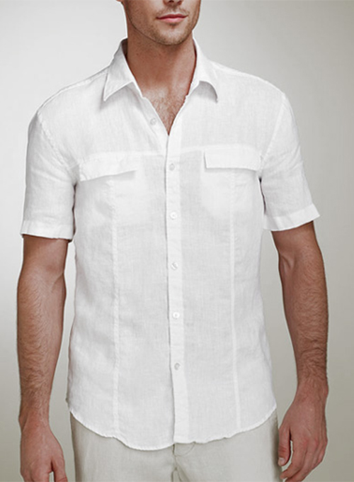 men's shirt with flap on back