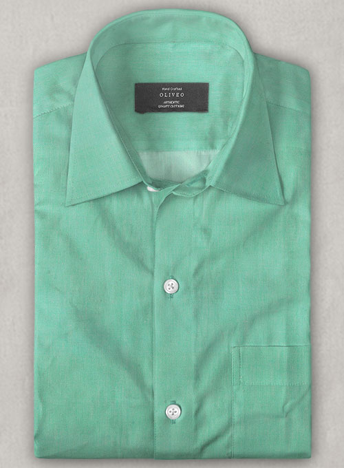 Fern Green Luxury Twill Shirt