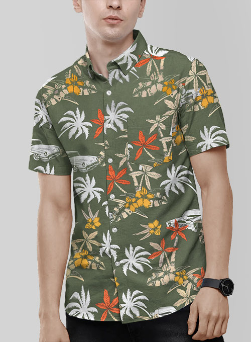 Italian Cotton Jamaica Shirt- Half Sleeves