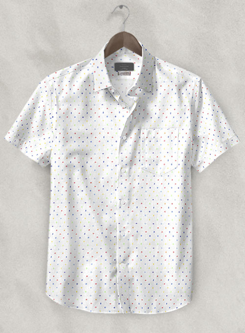 Leggiuno Linen Elixa Shirt - Half Sleeves