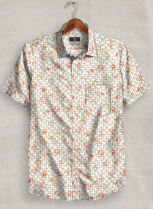 cotton shirt half sleeves