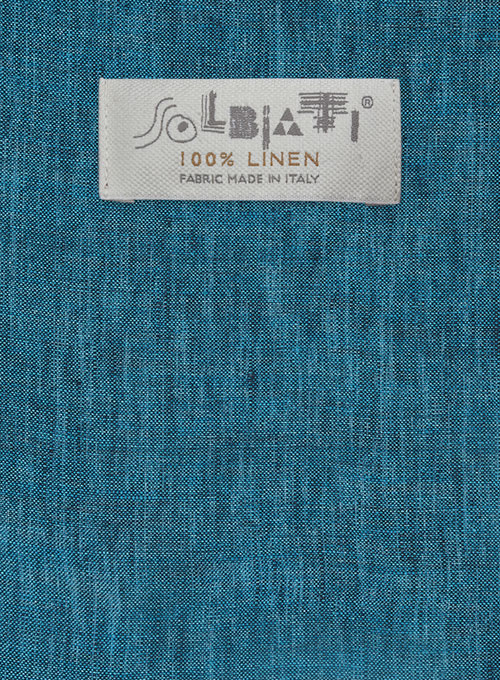 Solbiati Bali Blue Linen Shirt