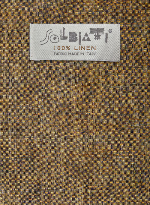 Solbiati Brown Linen Shirt