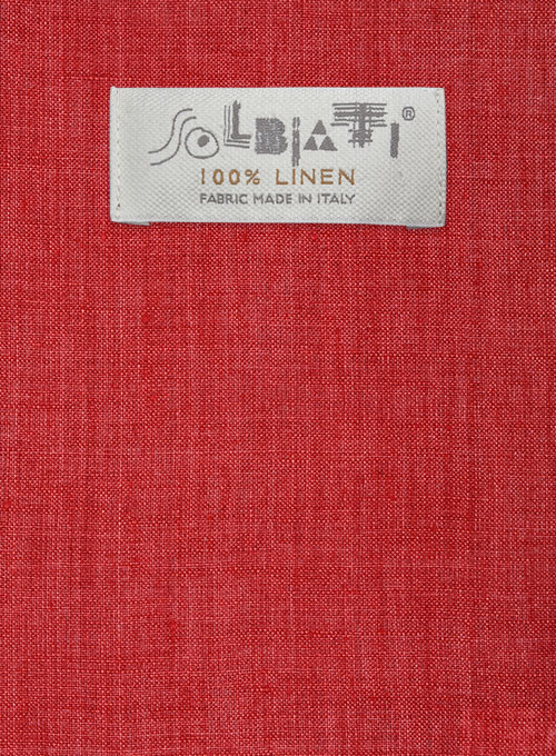 Solbiati Red Linen Shirt