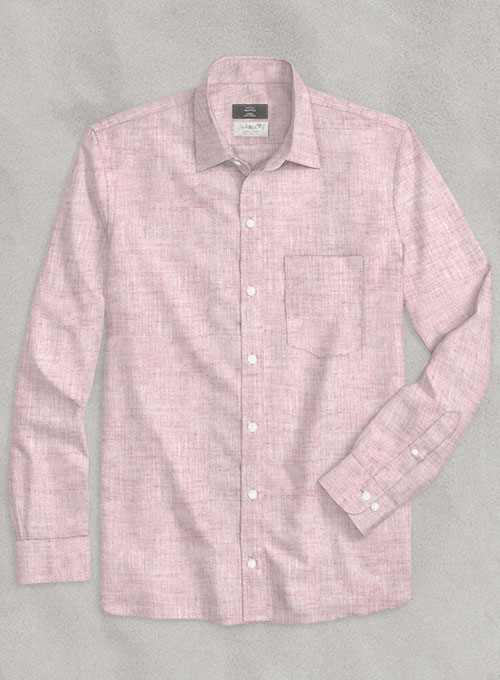 Solbiati Slate Pink Linen Shirt