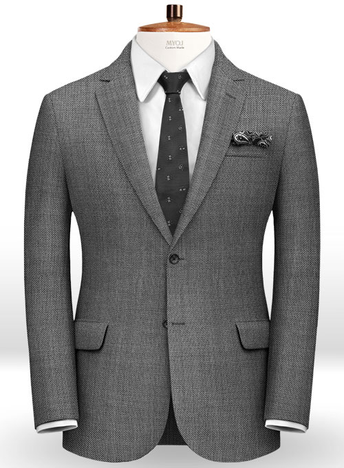 Birdseye Wool Gray Suit