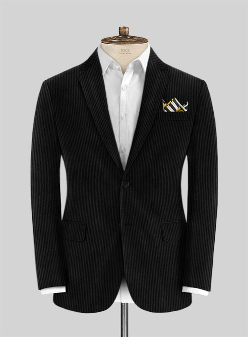 Black Corduroy Suit