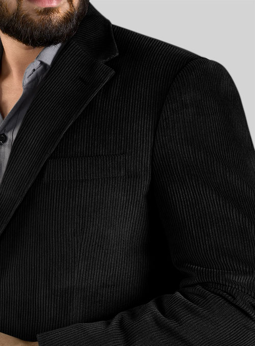 Black Corduroy Suit