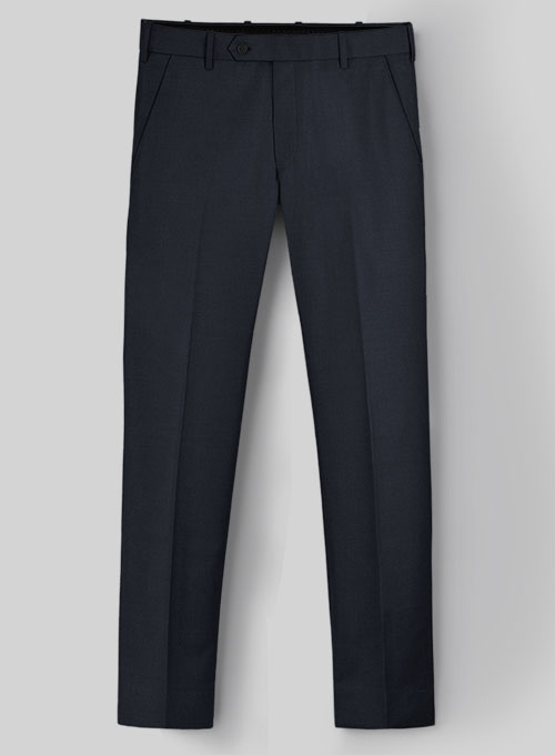 Blue Merino Wool Tuxedo Suit