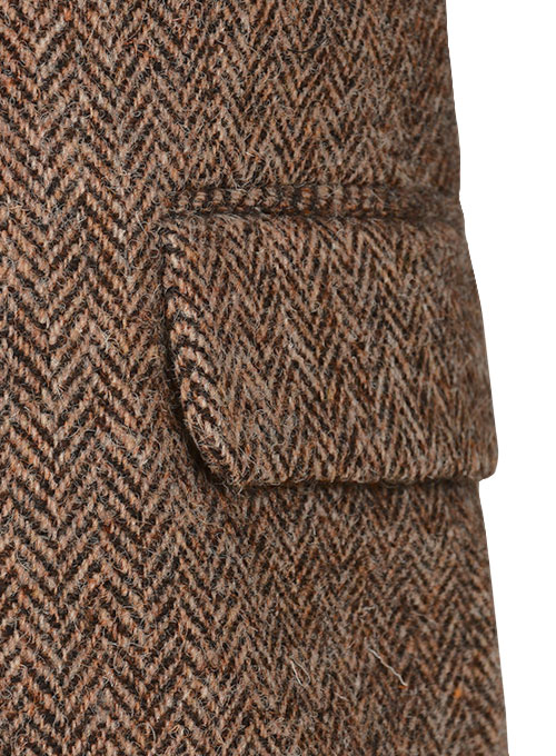 Harris Tweed Brown Herringbone Jacket