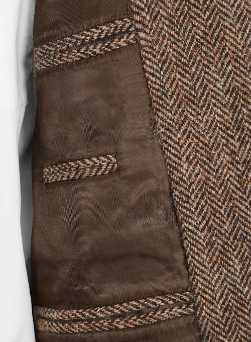 Harris Tweed Brown Herringbone Jacket