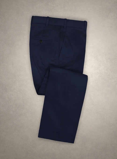 Caccioppoli Canvas Dark Blue Cotton Suit