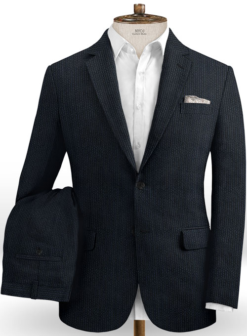 Caccioppoli Seersucker Silo Suit