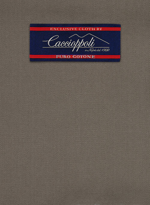 Caccioppoli Cotton Cashmere Caravel Brown Suit