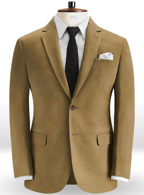 Camel Corduroy Suit