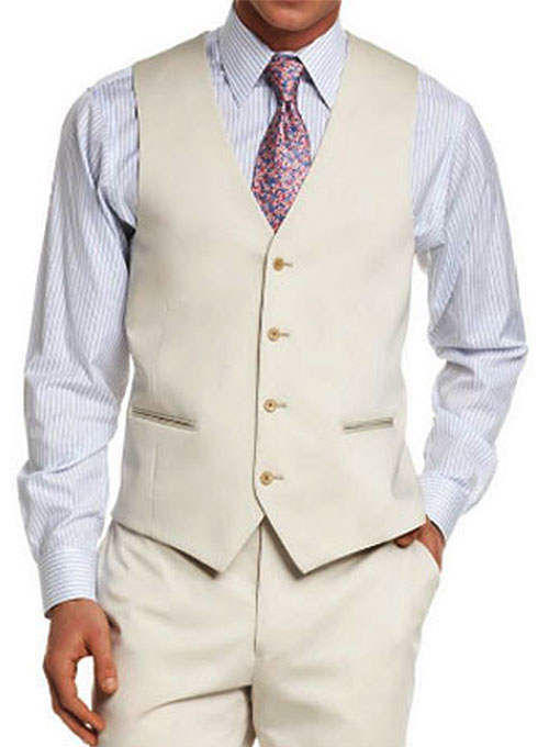 Cotton Waist Coat - Pre Set Sizes - Quick Order