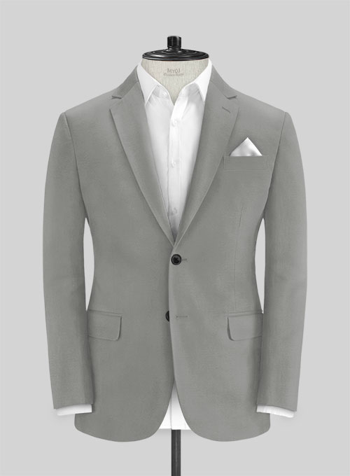 Dark Gray Stretch Chino Suit