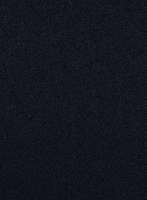 Dark Navy Flannel Wool Suit