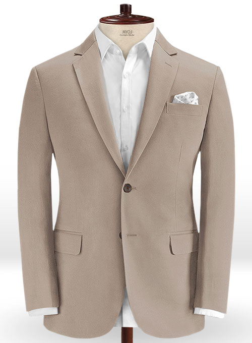 European Khaki Chino Suit : MakeYourOwnJeans®: Made To Measure Custom ...