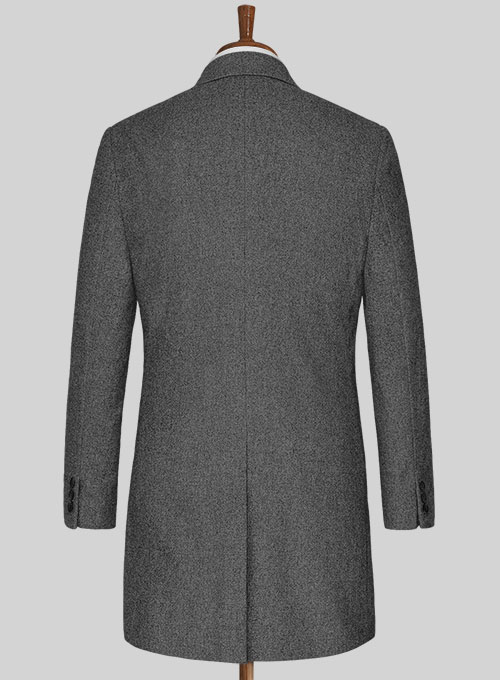 Gray Tweed Overcoat