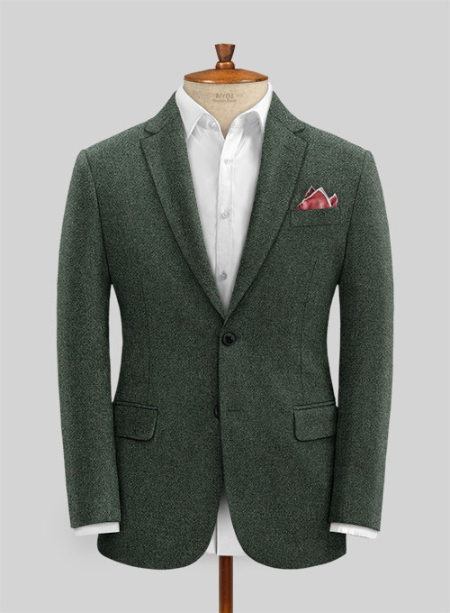 Green Heavy Tweed Suit