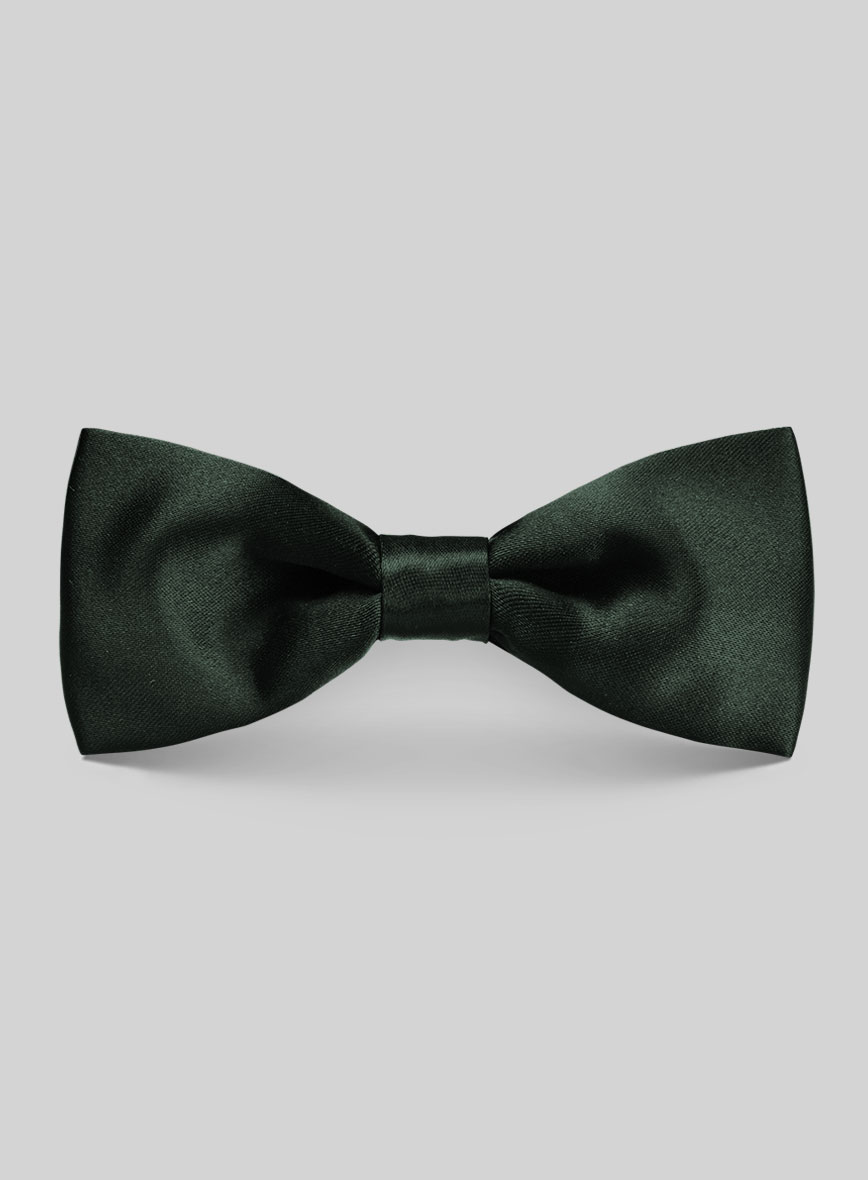 Green Satin Bow