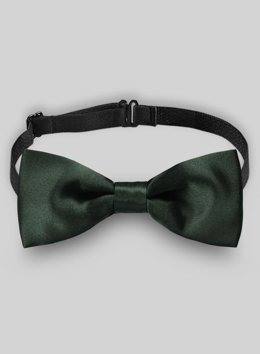 Green Satin Bow