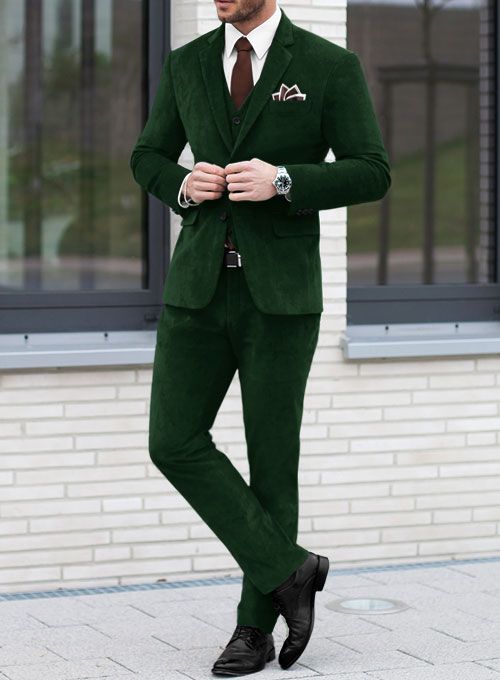 Green Velvet Suit