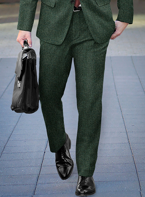 Haberdasher Green Tweed Suit