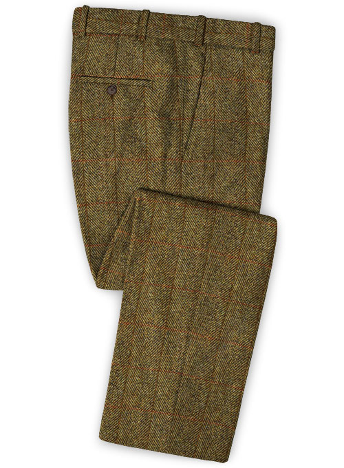 Harris Tweed Country Brown Check Suit