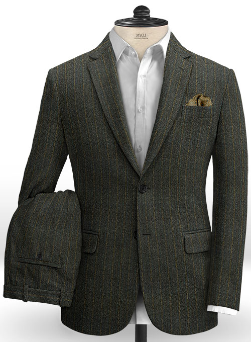 Harris Tweed Melange Stripe Suit : Made To Measure Custom Jeans For Men ...