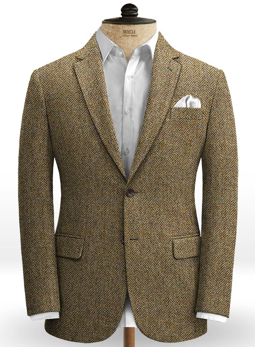 Harris Tweed Hebridean Brown Herringbone Suit : MakeYourOwnJeans®: Made ...