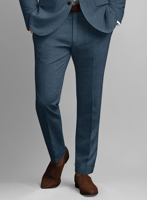 Indigo Blue Pure Linen Suit