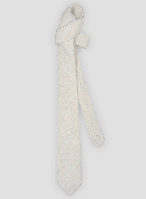 Italian Linen Tie - Meadow