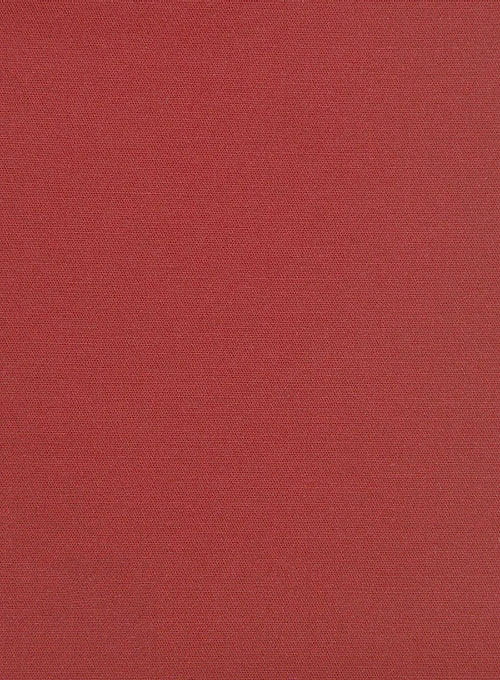 Italian Gimson Red Cotton Stretch Suit