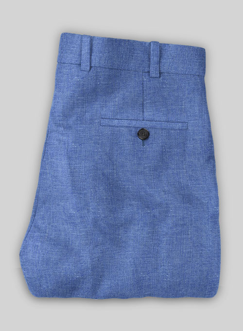 Italian Linen Smoked Blue Suit