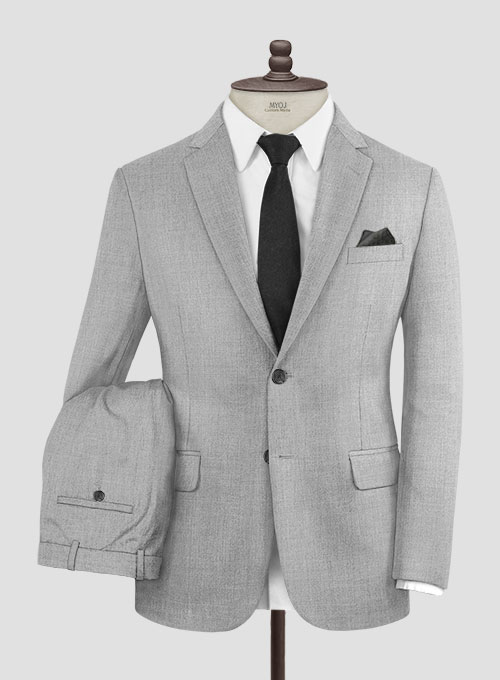 Italian Wool Cashmere Harbour Gray Suit