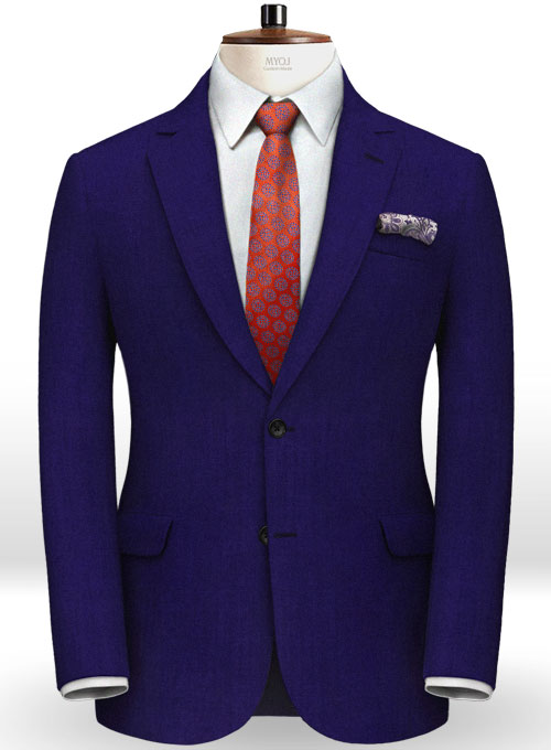 Italian Ink Blue Wool Suit