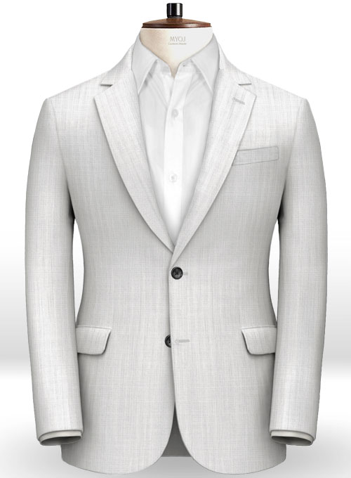 Italian White Prince Linen Suit