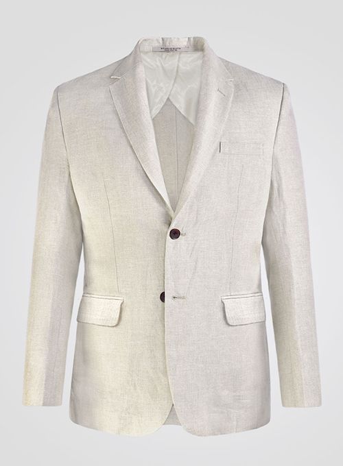 Italian Meadow Unstructured Linen Jacket