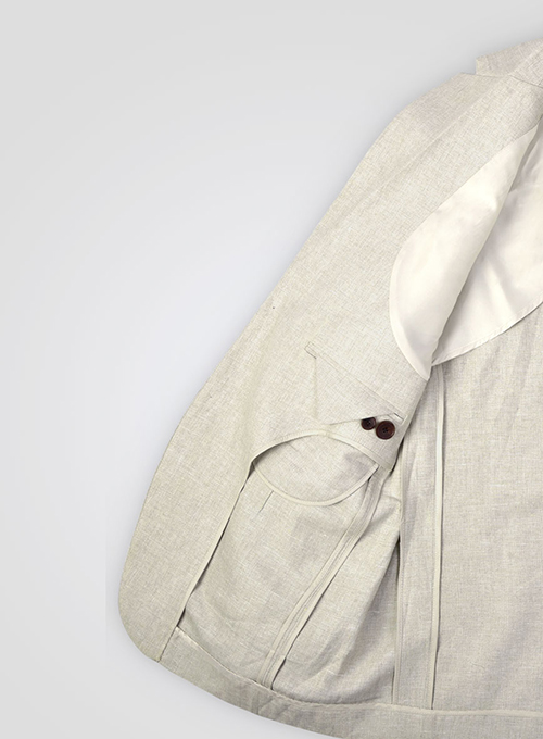 Italian Meadow Unstructured Linen Jacket