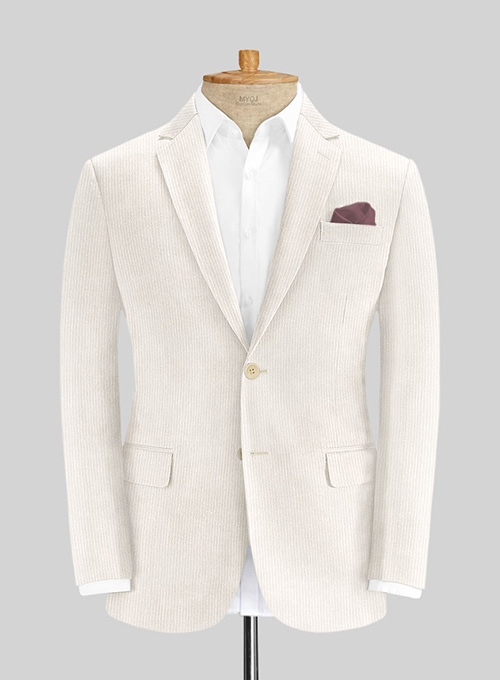 Ivory Corduroy Suit