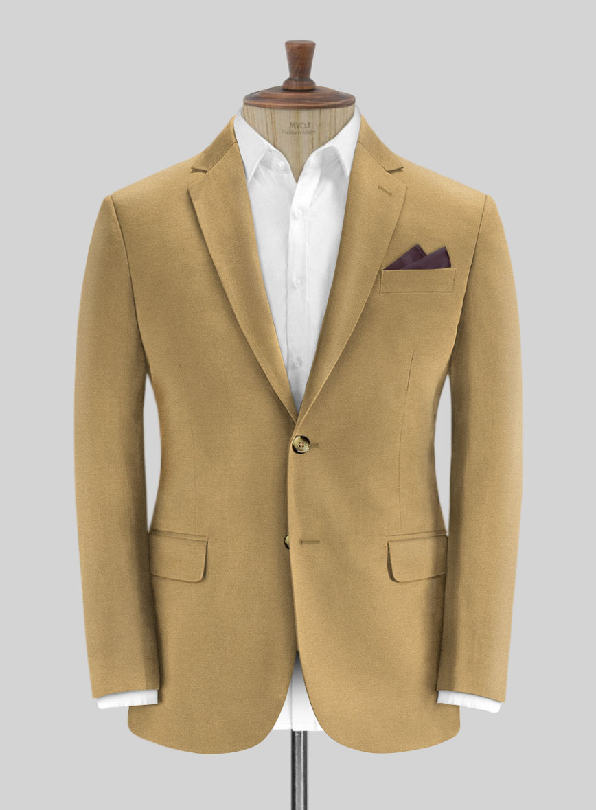 Khaki Stretch Chino Suit