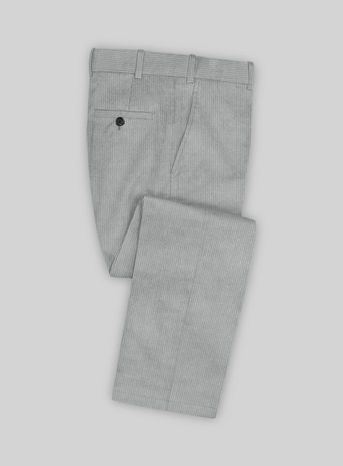 Light Gray Corduroy Suit