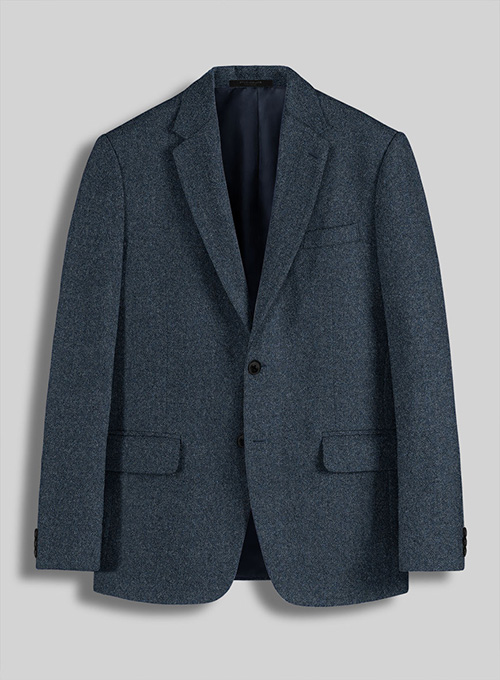 Light Weight Bond Blue Tweed Suit