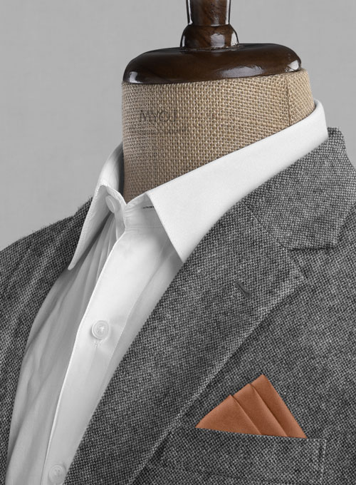 Light Weight Dark Gray Tweed Suit