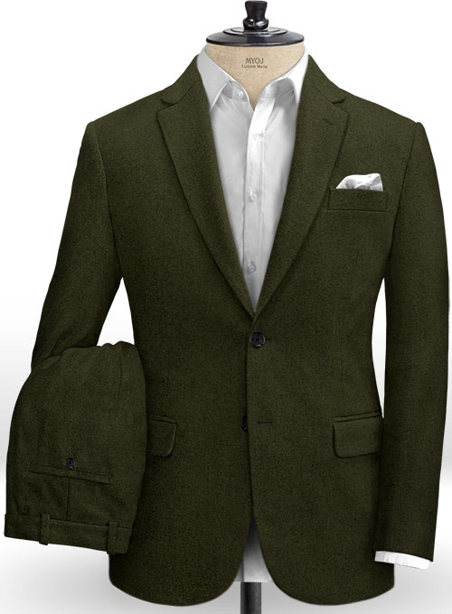 Light Weight Dark Green Tweed Suit : Made To Measure Custom Jeans For ...