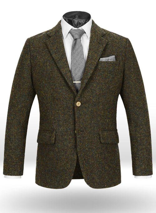 Harris Tweed Melange Green Jacket : MakeYourOwnJeans®: Made To Measure ...