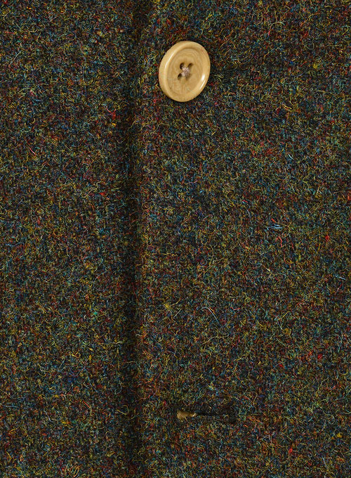 Harris Tweed Melange Green Jacket